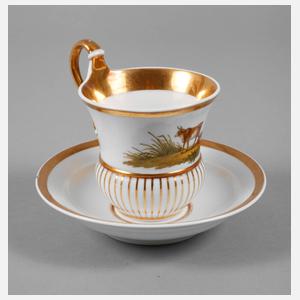 KPM Berlin Bildertasse mit Kühen