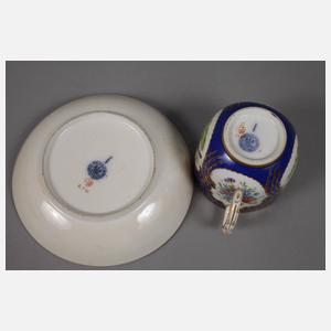 KPM Berlin Tasse mit Vogelmotiven