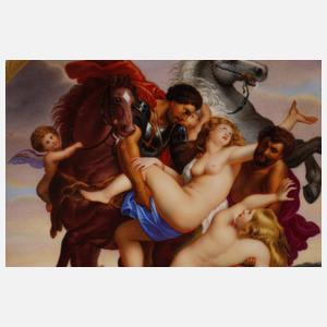 Alt Wien Teller ”Der Raub von Phoebe und Elaira”