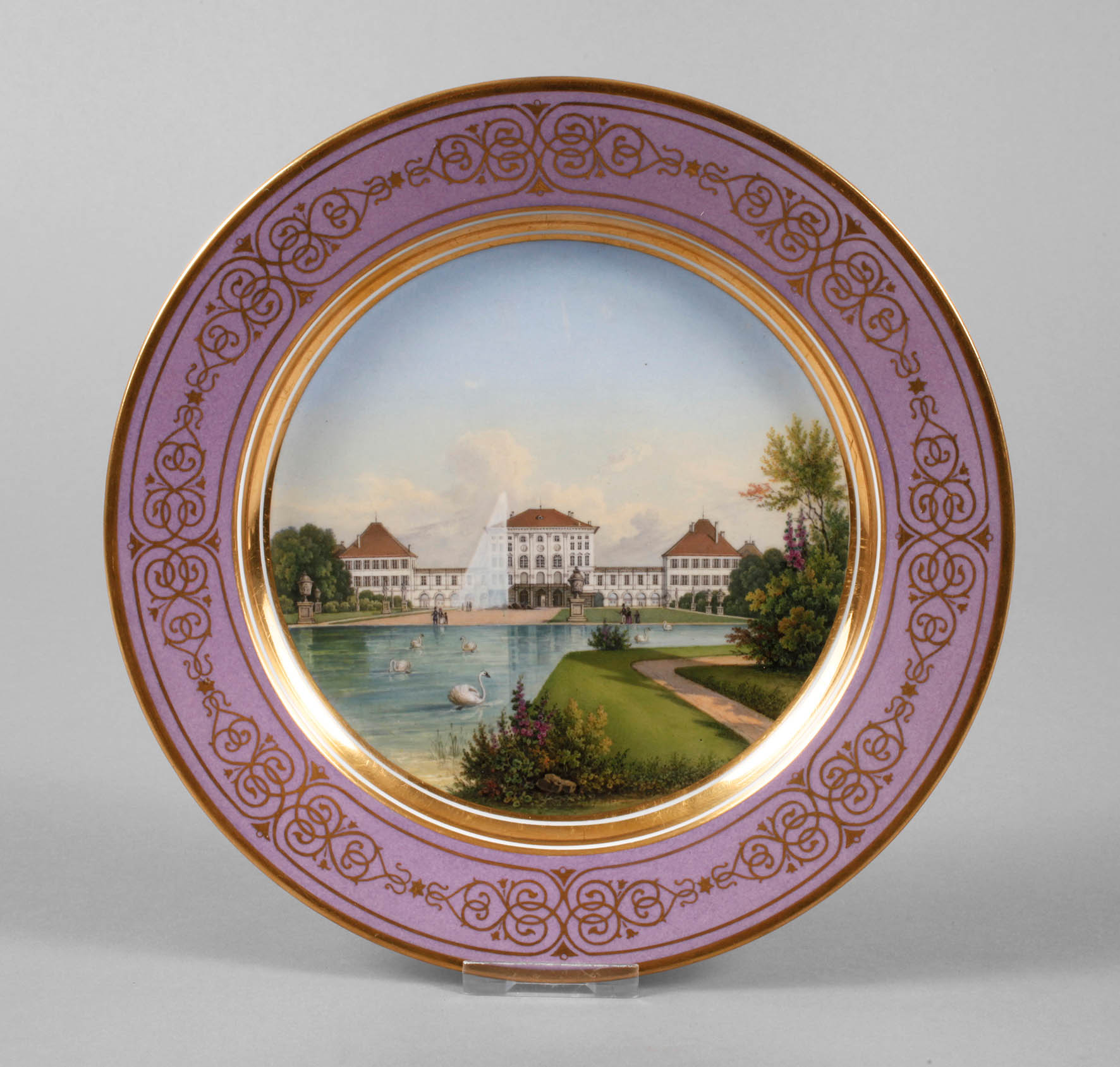 Ansichtenteller Schloss Nymphenburg