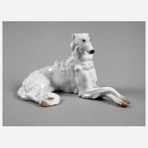 Augarten Wien liegender Barsoi