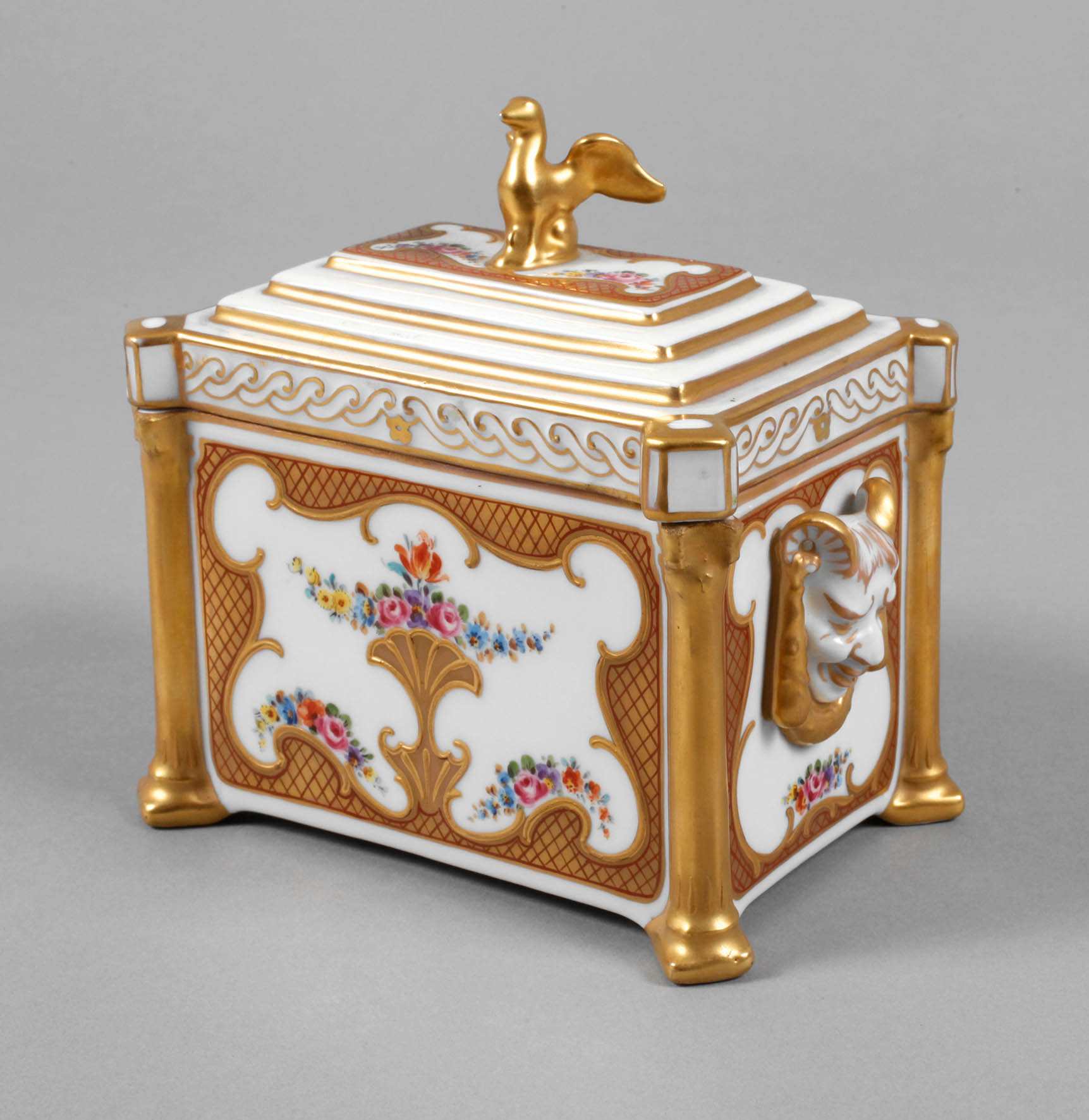 Hutschenreuther Deckeldose Vogelknauf