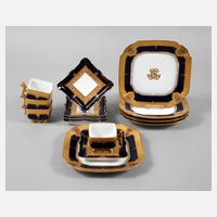 Limoges Service mit Ätzgoldkante111