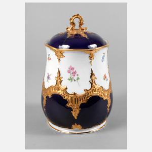 Meissen Deckeldose B-Form
