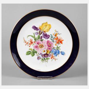 Meissen Teller Kobaltrand