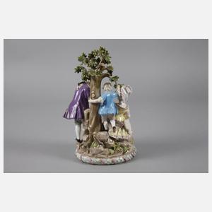 Meissen Figurengruppe am Baum