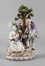 Meissen Figurengruppe am Baum