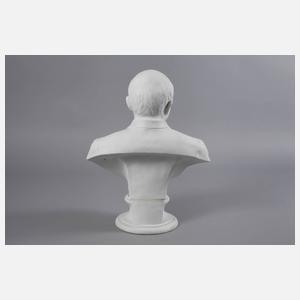 Meissen große Biskuitporzellanbüste Otto von Bismarck