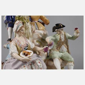 Meissen große Figurengruppe