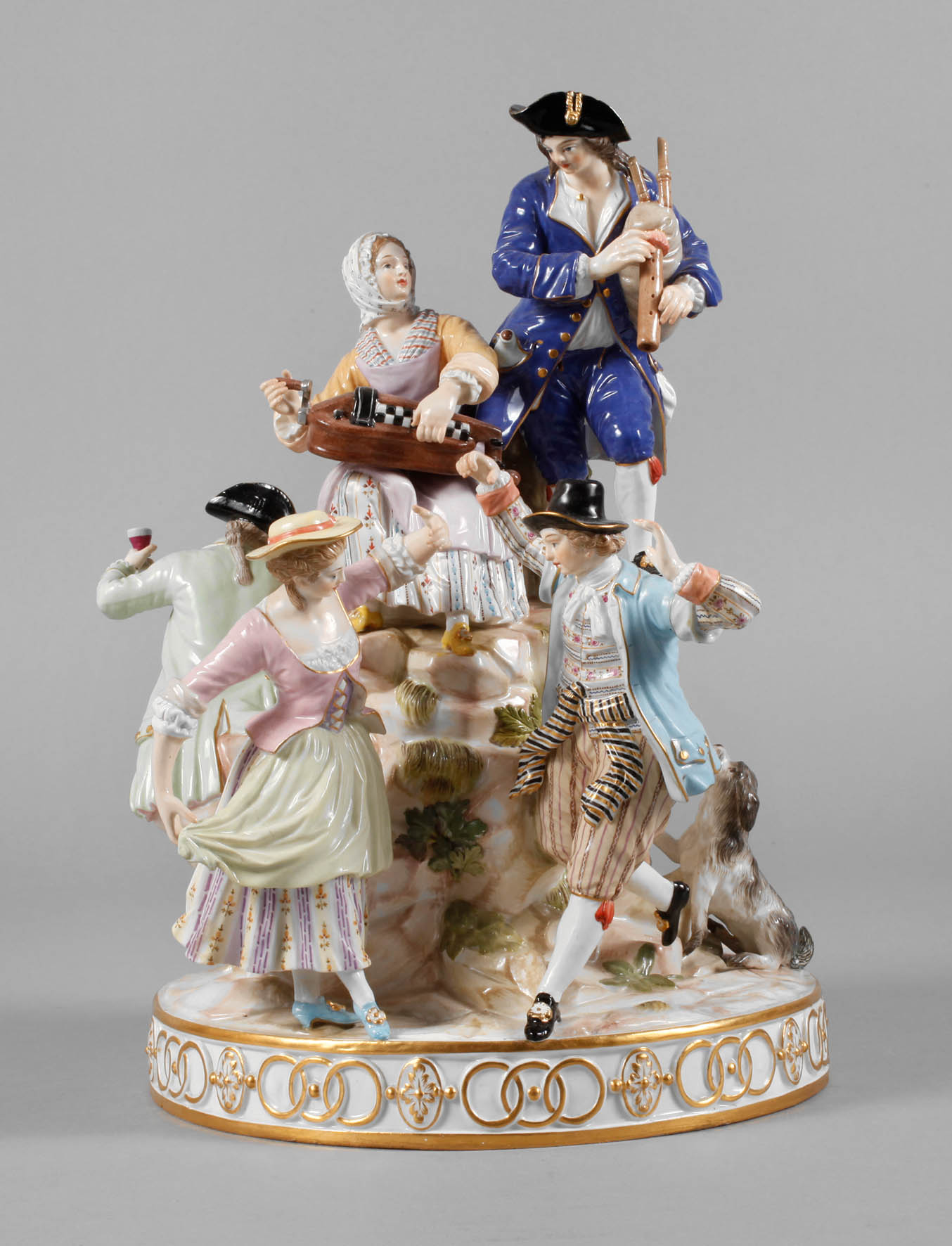 Meissen große Figurengruppe