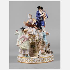 Meissen große Figurengruppe