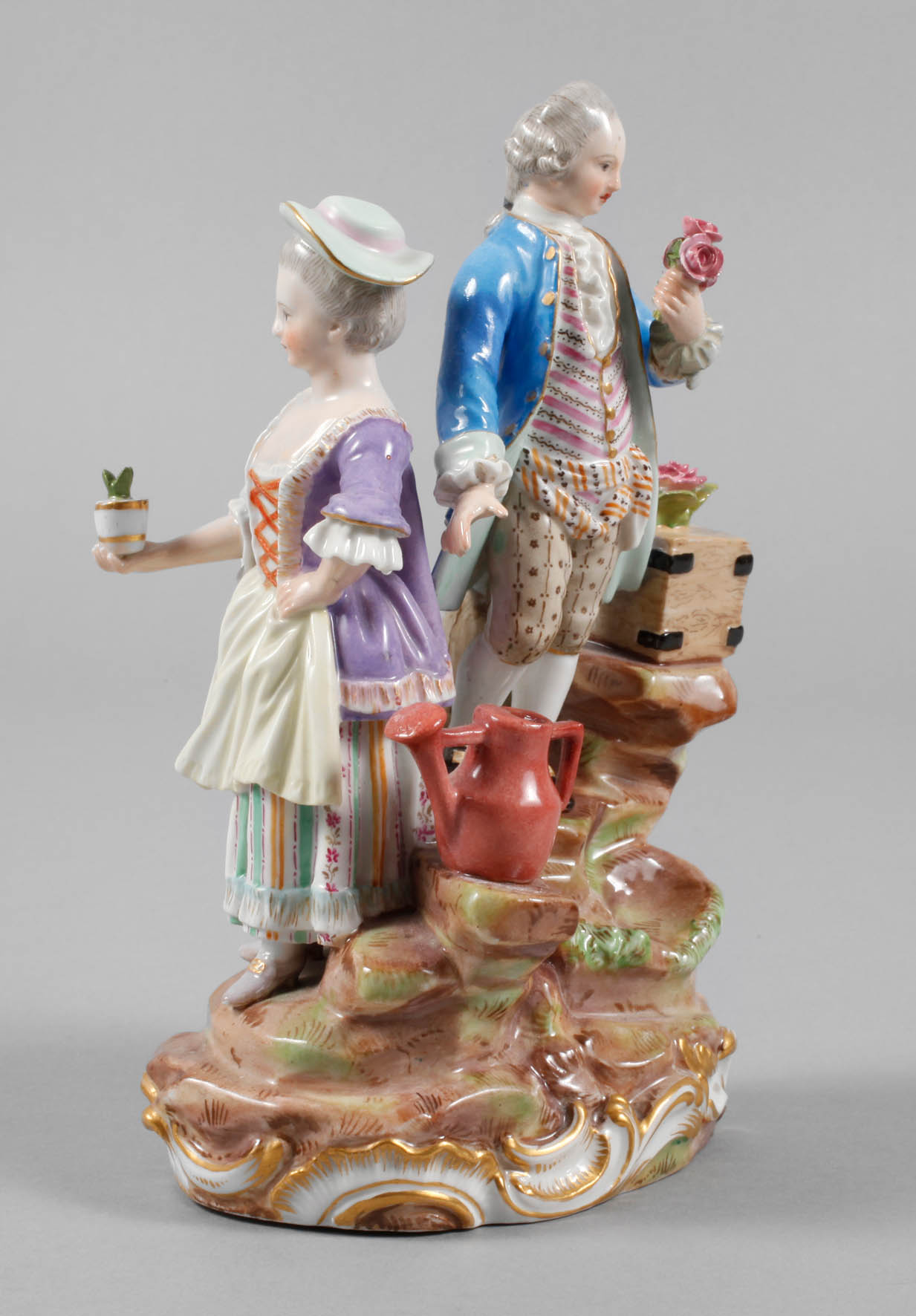 Meissen Rokokopaar Gärtner