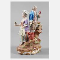 Meissen Rokokopaar Gärtner111