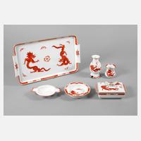Meissen Konvolut Roter Drache111