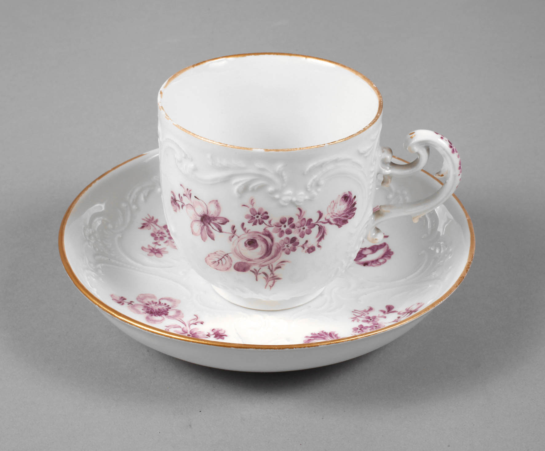 Meissen Tasse und Untertasse