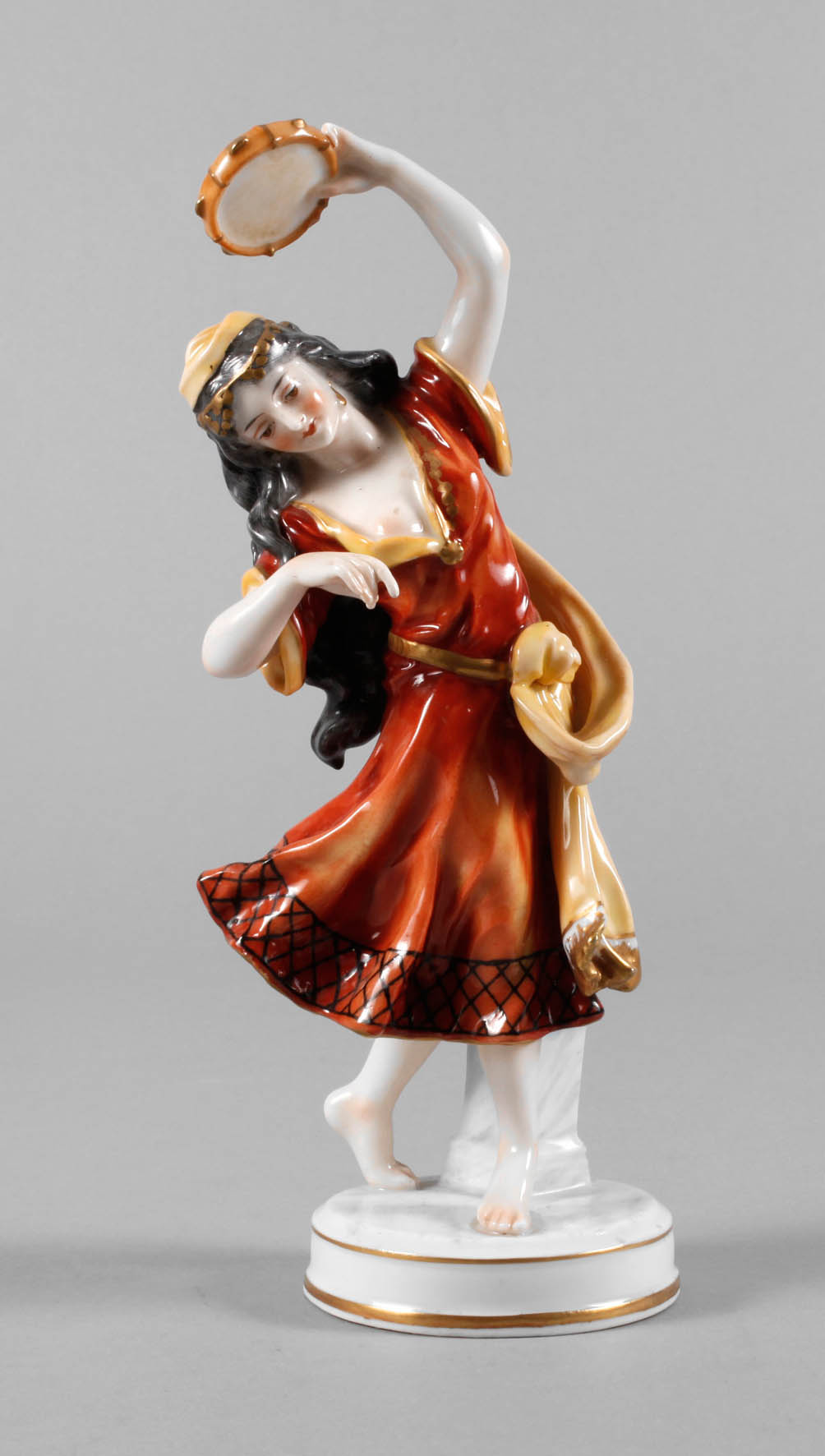 Passau Zigeunerin mit Tamburin