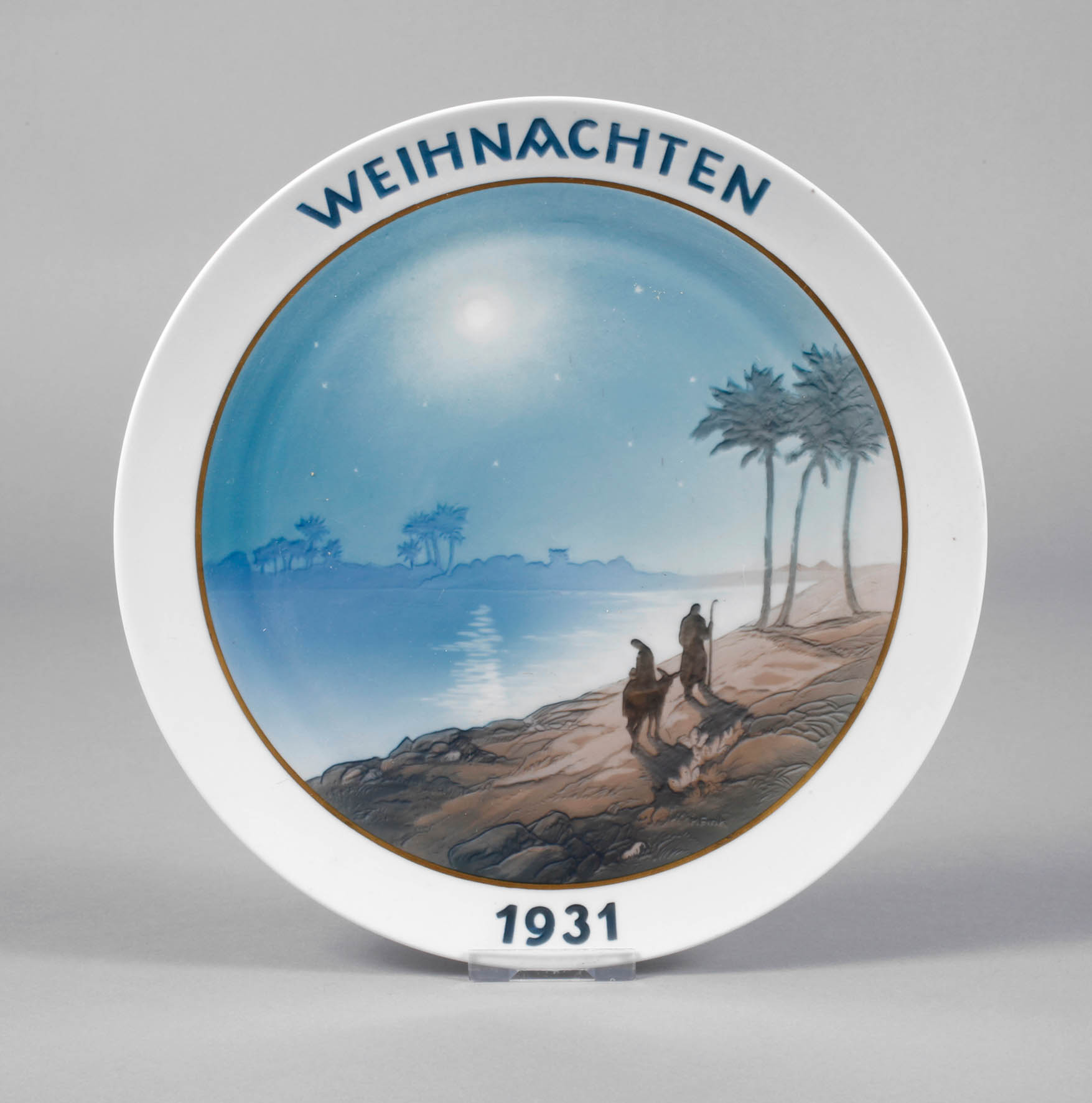 Rosenthal Weihnachtsteller ”Die Flucht nach Ägypten”