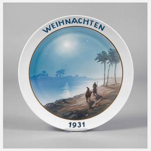 Rosenthal Weihnachtsteller ”Die Flucht nach Ägypten”