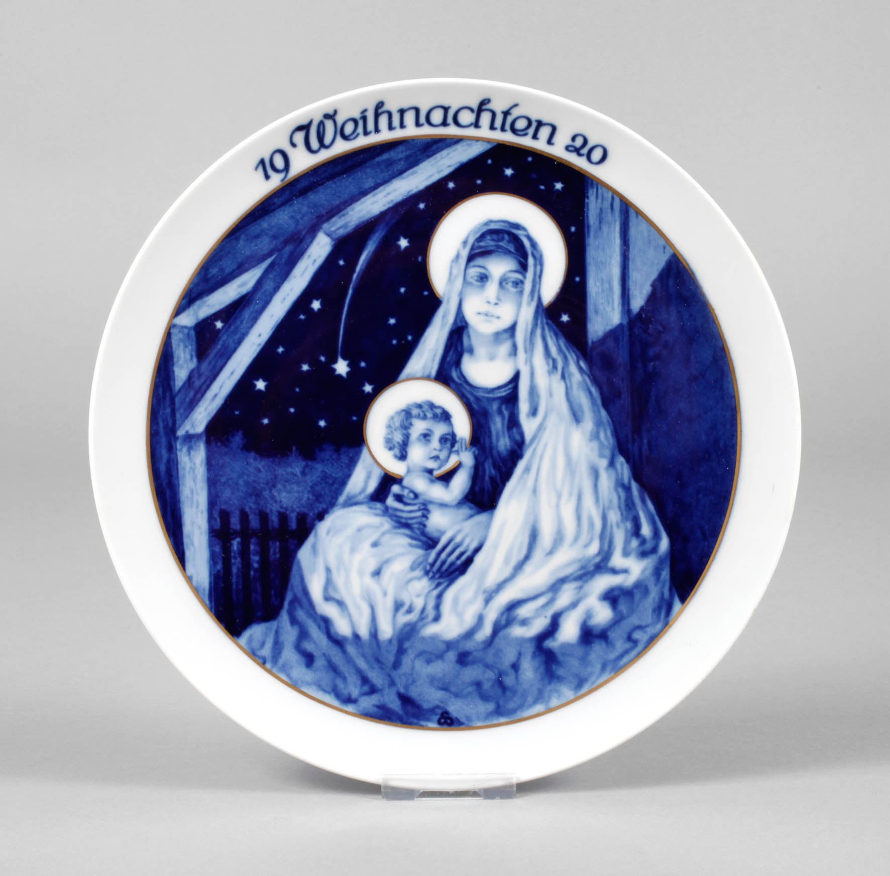 Rosenthal Weihnachtsteller 1920