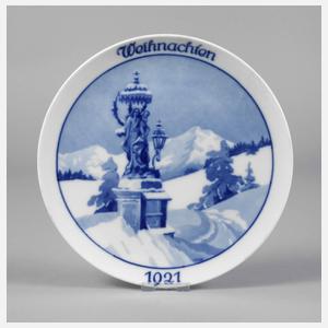 Rosenthal Weihnachtsteller 1921