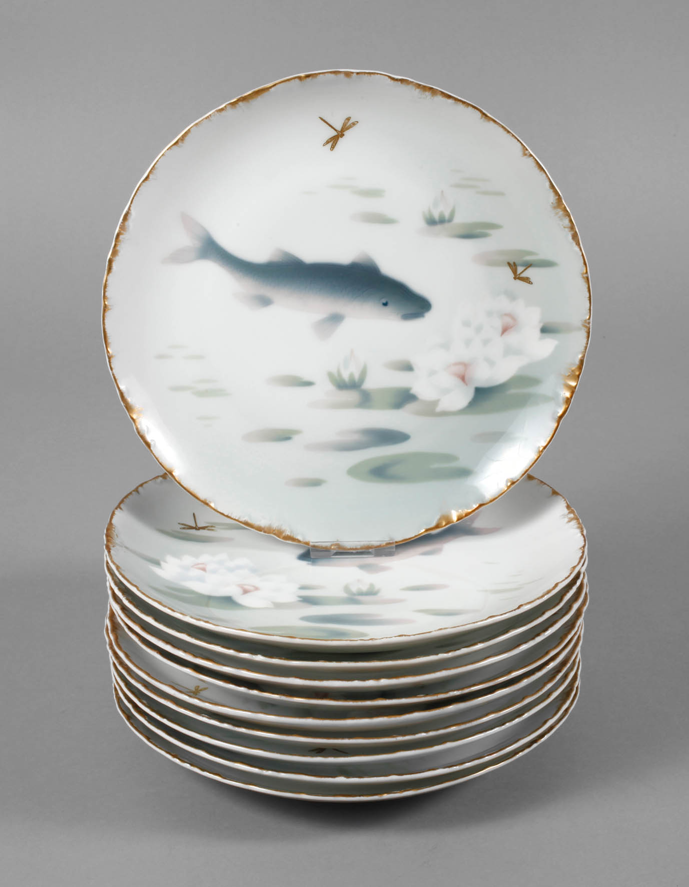 Rosenthal zehn Fischteller