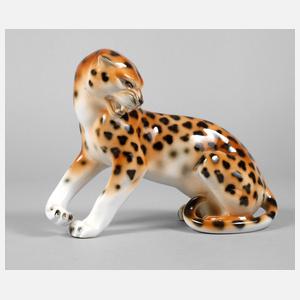 Royal Dux Leopard
