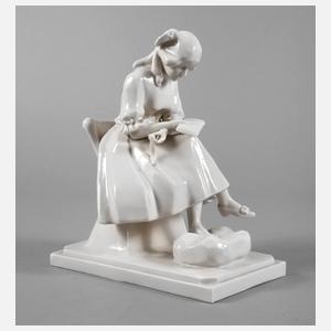 Schwarzburg lesendes Mädchen