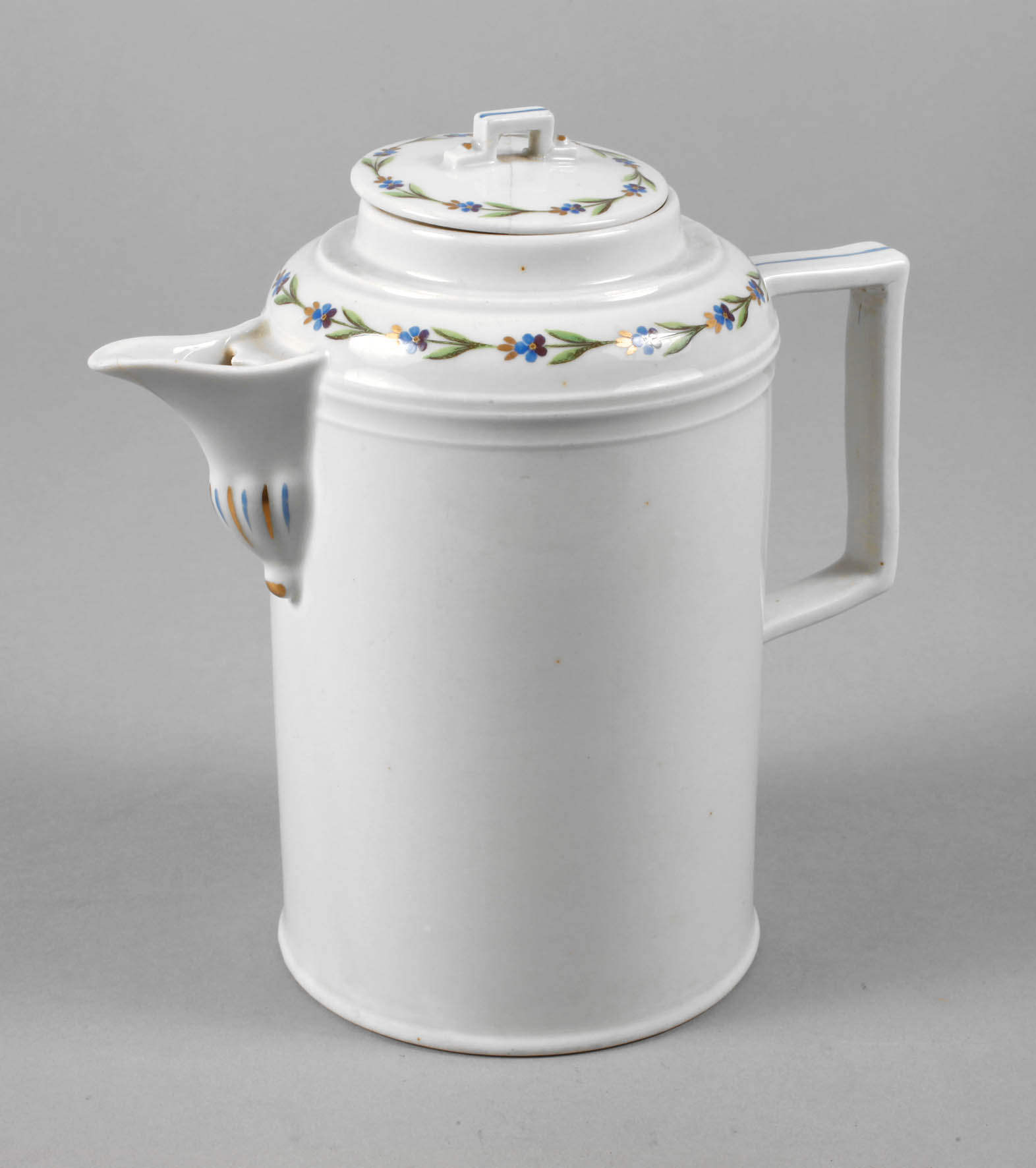 Wallendorf Kaffeekanne Biedermeier