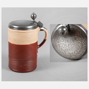 Sächsischer Steinzeugwalzenkrug