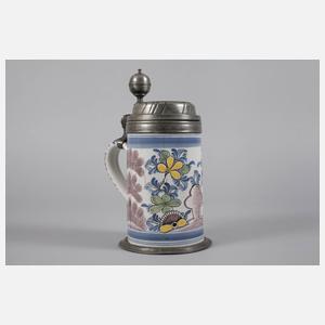 Bayreuther Fayence-Walzenkrug