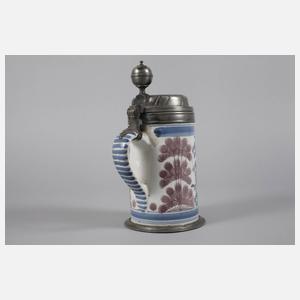 Bayreuther Fayence-Walzenkrug