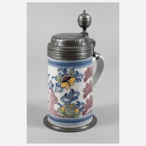 Bayreuther Fayence-Walzenkrug