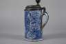 Nürnberger Fayence-Walzenkrug