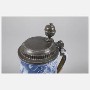 Nürnberger Fayence-Walzenkrug