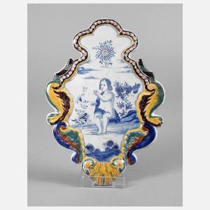 Barocke Fayence-Platte