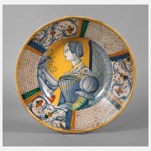 Große Majolikaschale