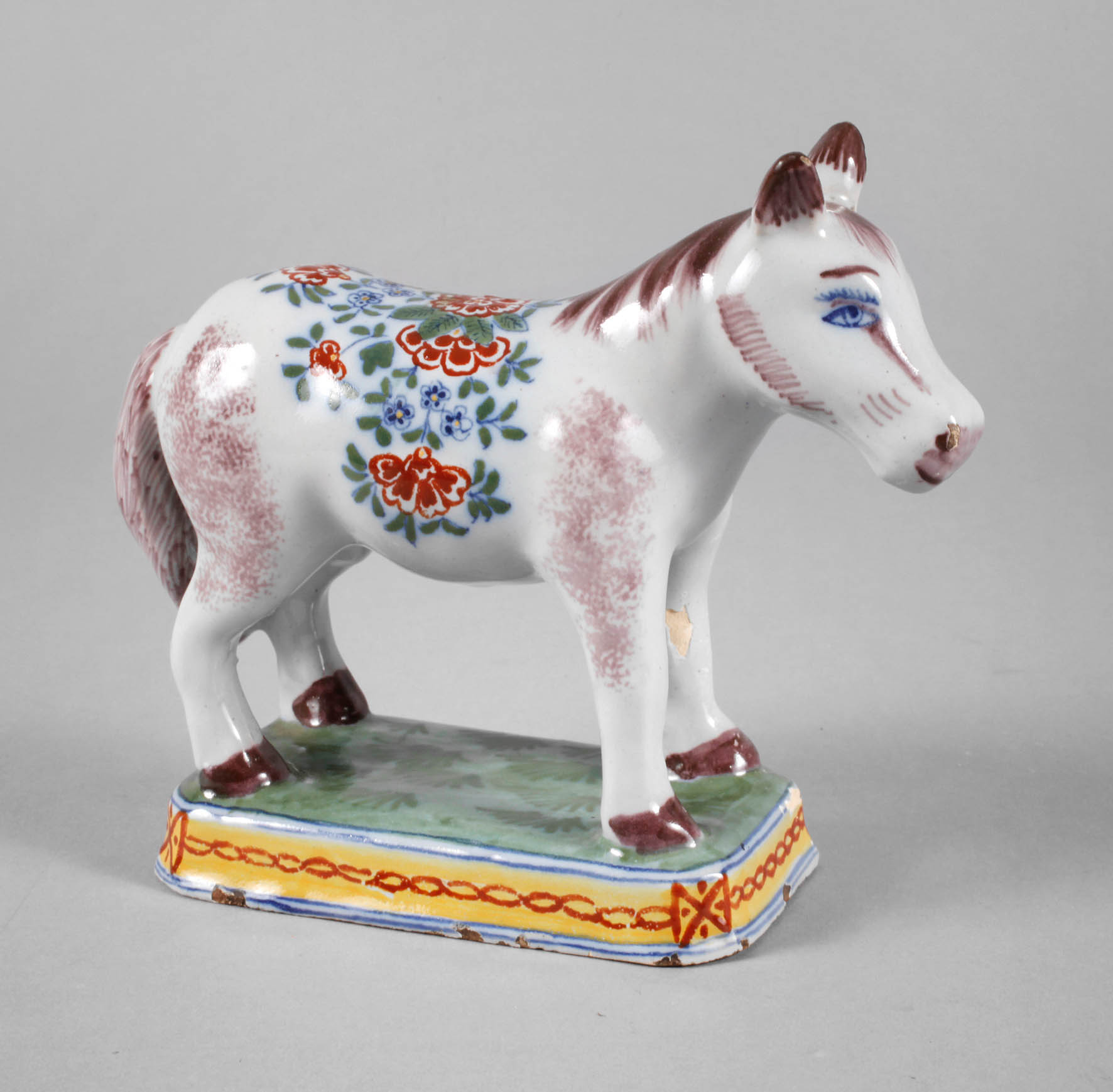 Delft Tierplastik Pferd