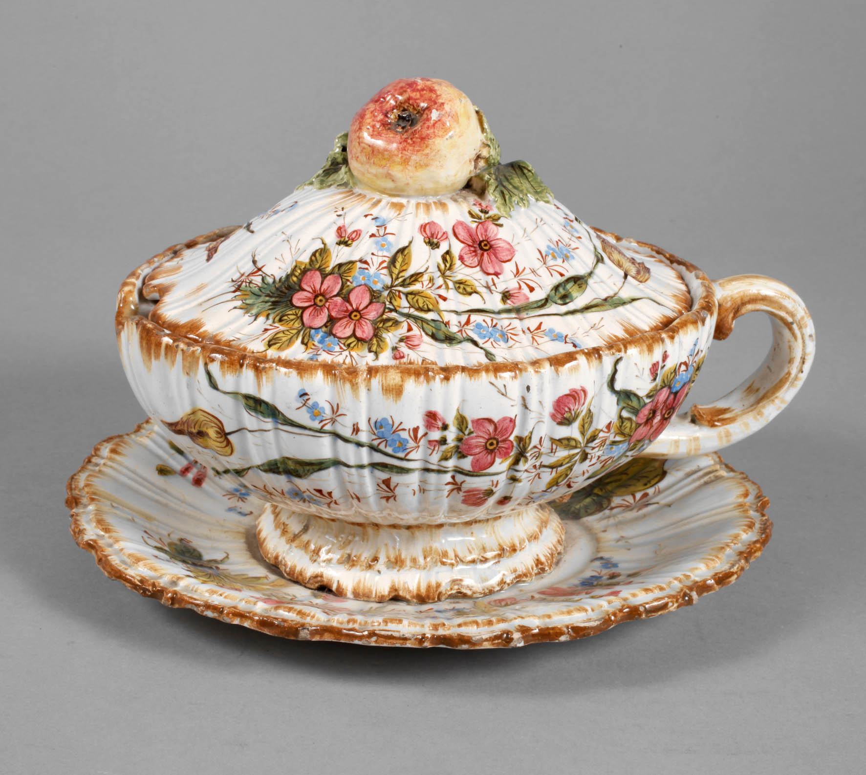 Italien Fayence-Sauciere