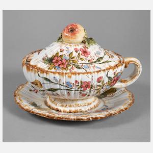 Italien Fayence-Sauciere