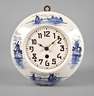 Küchenuhr mit Delfter Motiven