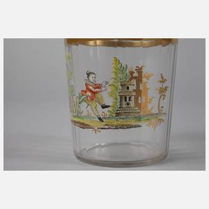 Drei barocke Trinkgläser