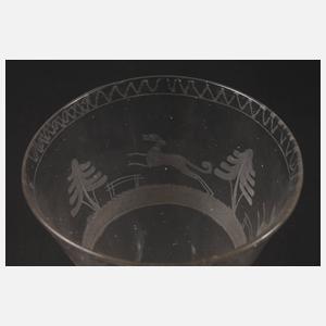 Jagdliches Kelchglas