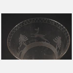 Jagdliches Kelchglas