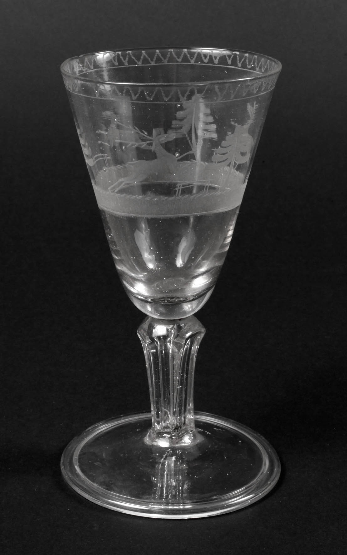 Jagdliches Kelchglas