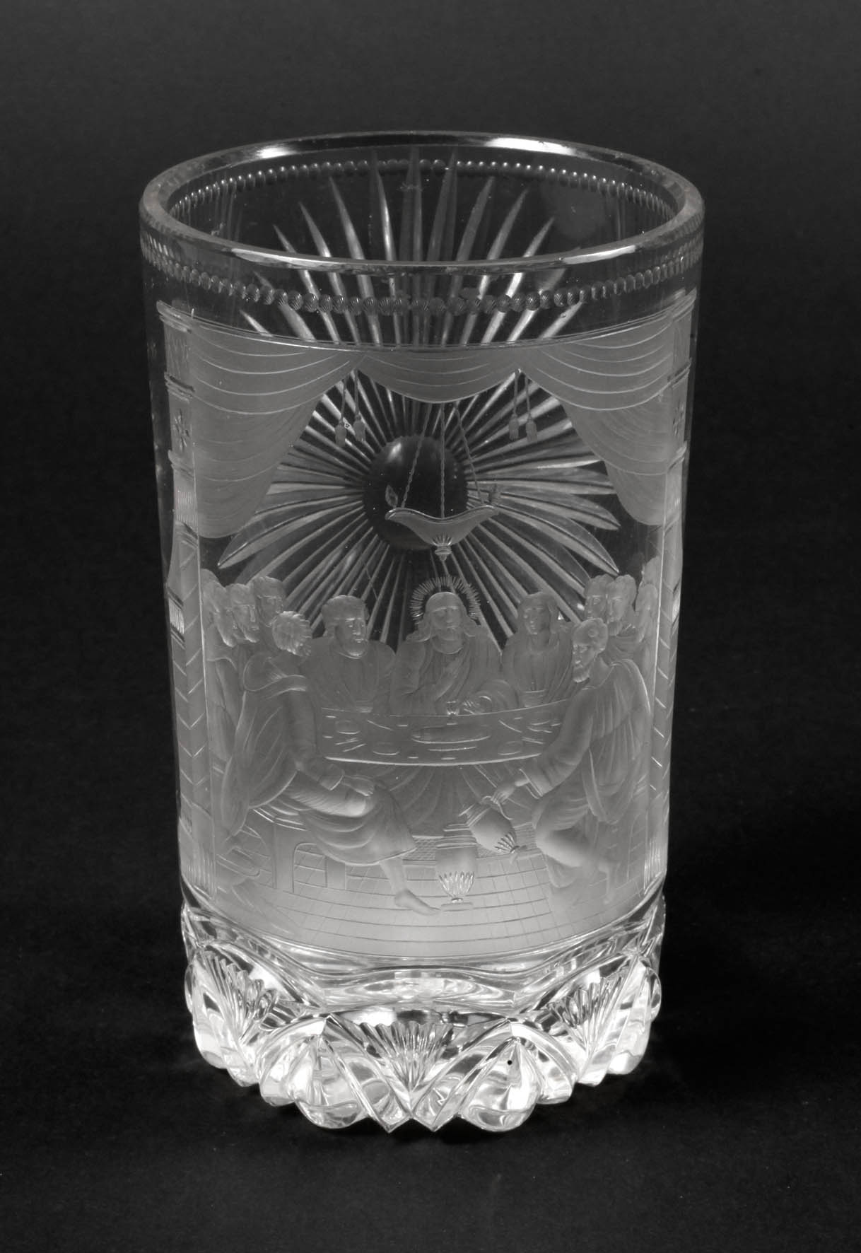 Becher mit dem Abendmahl nach Leonardo da Vinci