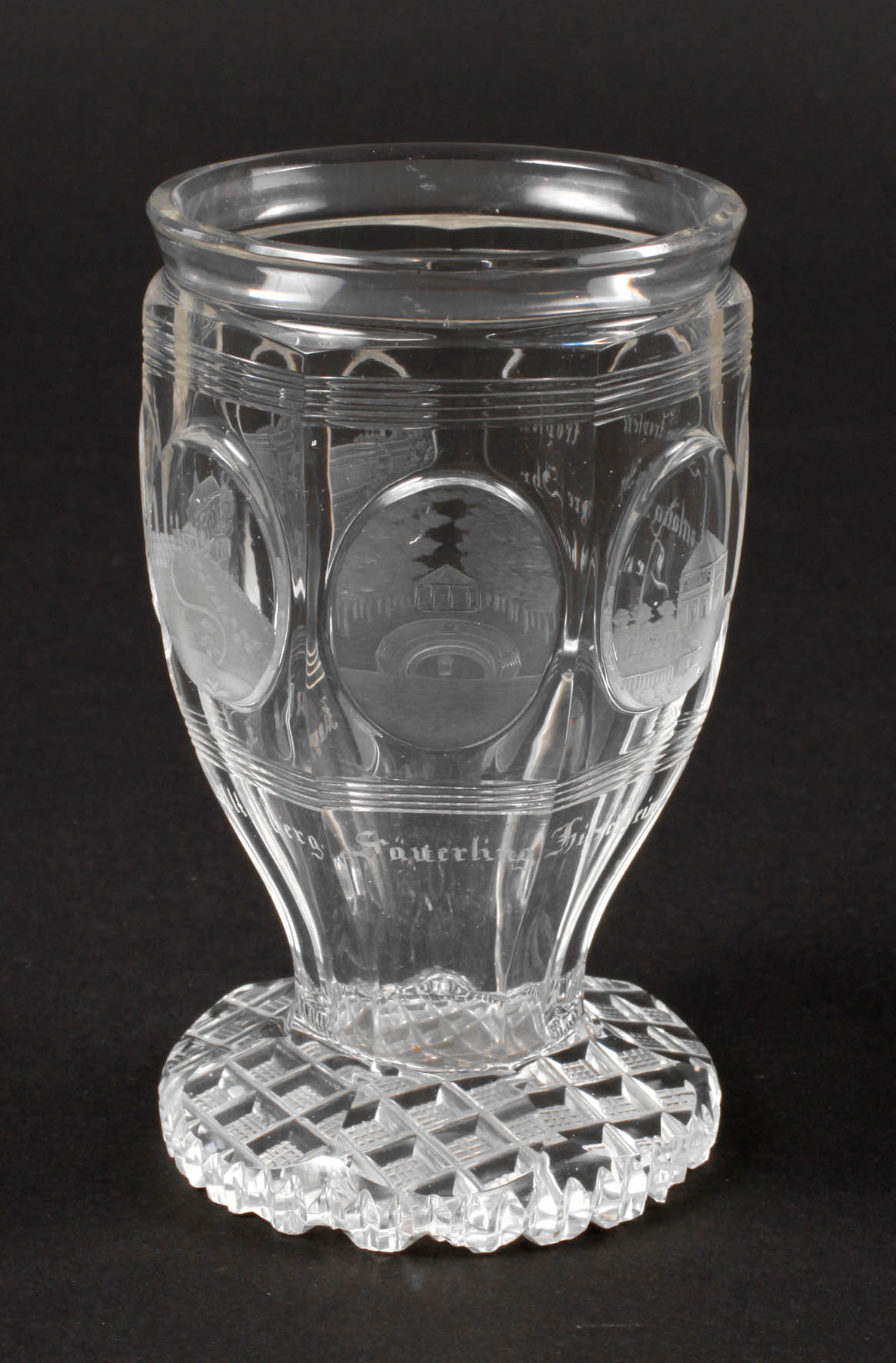 Biedermeier-Bäderglas