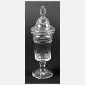 Deckelglas Biedermeier