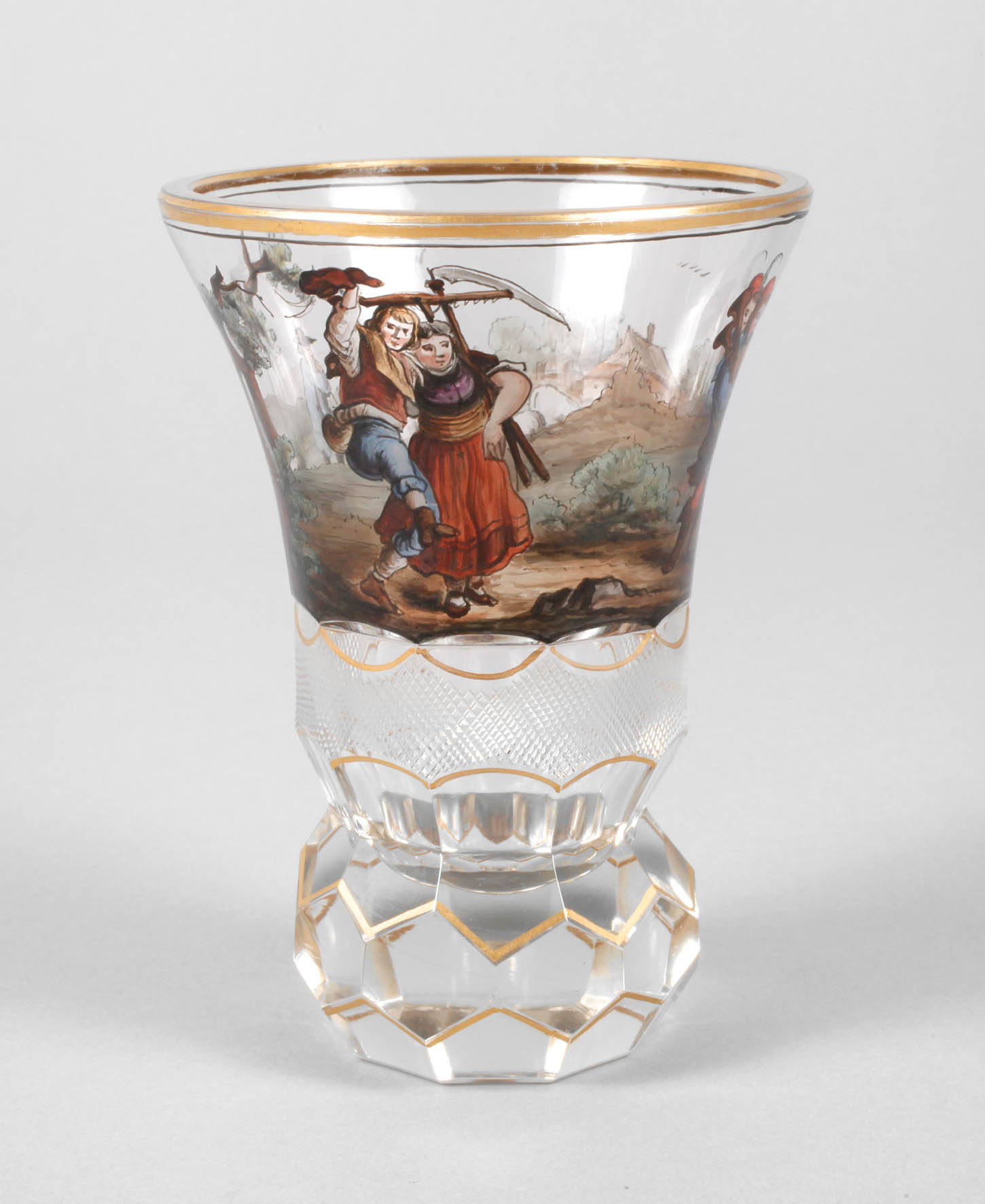 Ranftbecher mit Emailmalerei