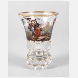 Ranftbecher mit Emailmalerei