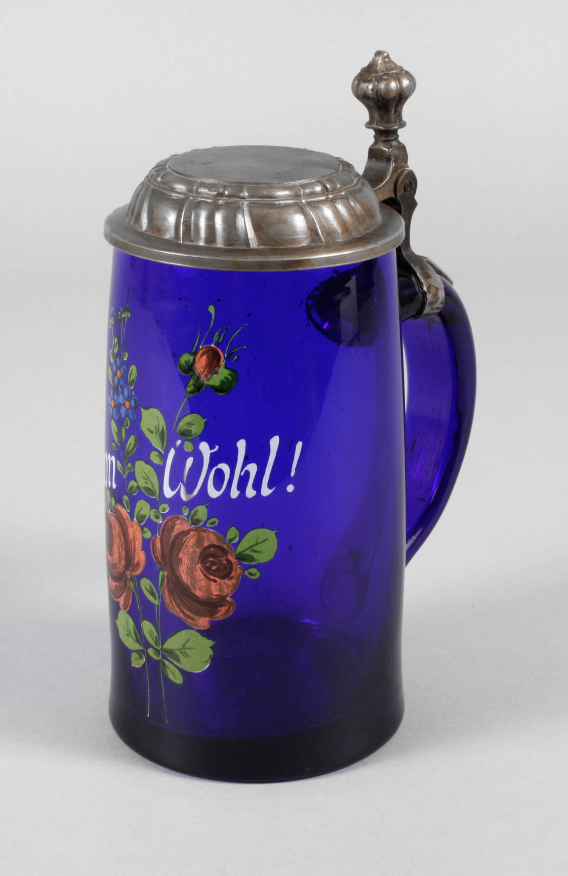 Walzenkrug Kobaltglas